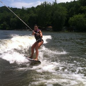 Becky Conti Water Boarding