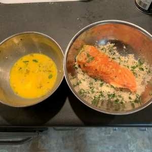 Parmesan Crusted Salmon Coating