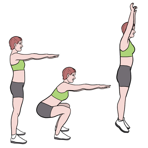 Squat Jumps