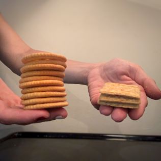 Triscuit versus Ritz Crackers